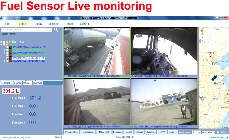 Fuel sensor monitoring