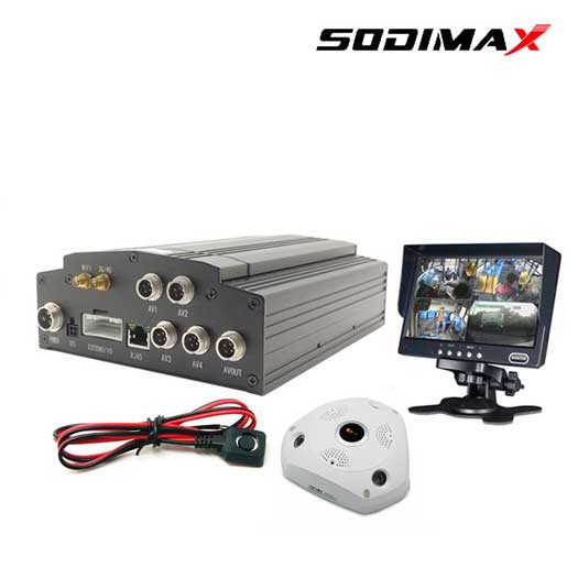 4G Online School Bus Safety Real Time Monitor Vehicle HDD MDVR